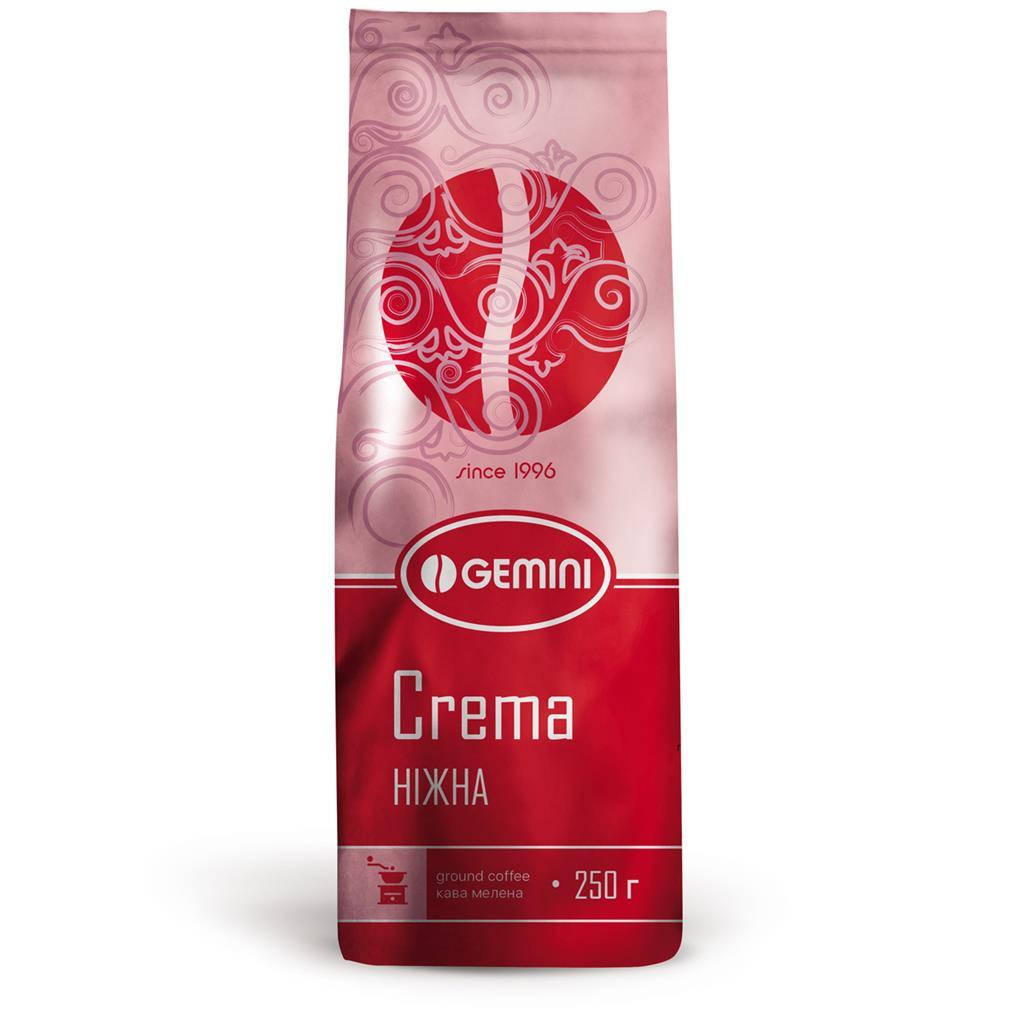 

Кофе молотый Gemini Crema 250 г