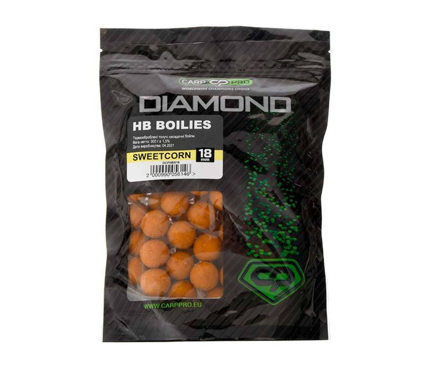 

CARP PRO Diamond Бойл насадочний HB BOILIES SWEETCORN 18 мм