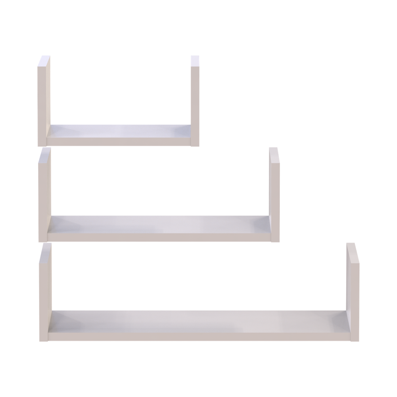 Комплект полиць Doros Філ Кашемір 3 шт 30/45/60х15х15 (41516079)