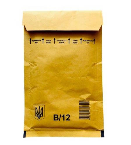 

Бандерольный конверт тип 12 (140х225+50) светло-коричневый