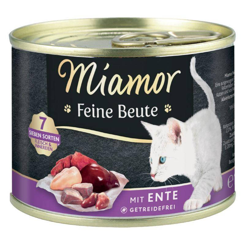 

Консервы для кошек Miamor Fine Beute с уткой