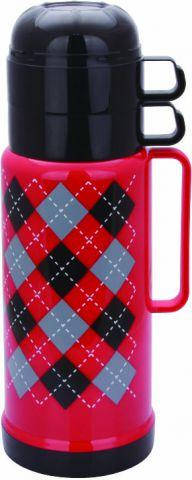 

Вакуумный термос CON BRIO со стеклянной колбой 1000 мл красный 352CBчер