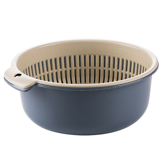 

Миска-дуршлаг 1000 Дрібниць Пластик, 20х7.5см 1115