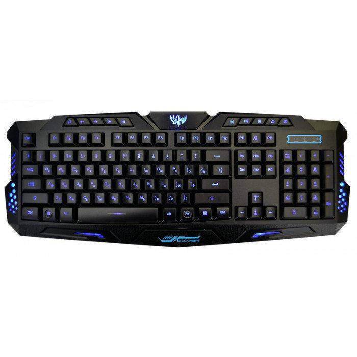 

Игровая Клавиатура M200 C подсветкой на 3 цвета, Черный