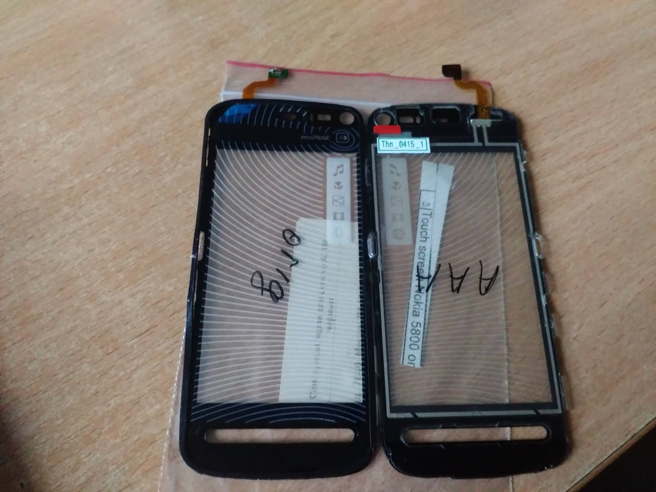 

Сенсор (Touch screen) Nokia 5800 черный оригинал