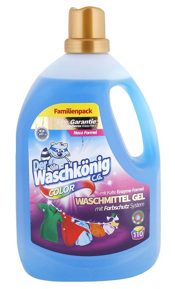 

Гель для стирки цветных тканей Der Waschkönig Color 3305 мл