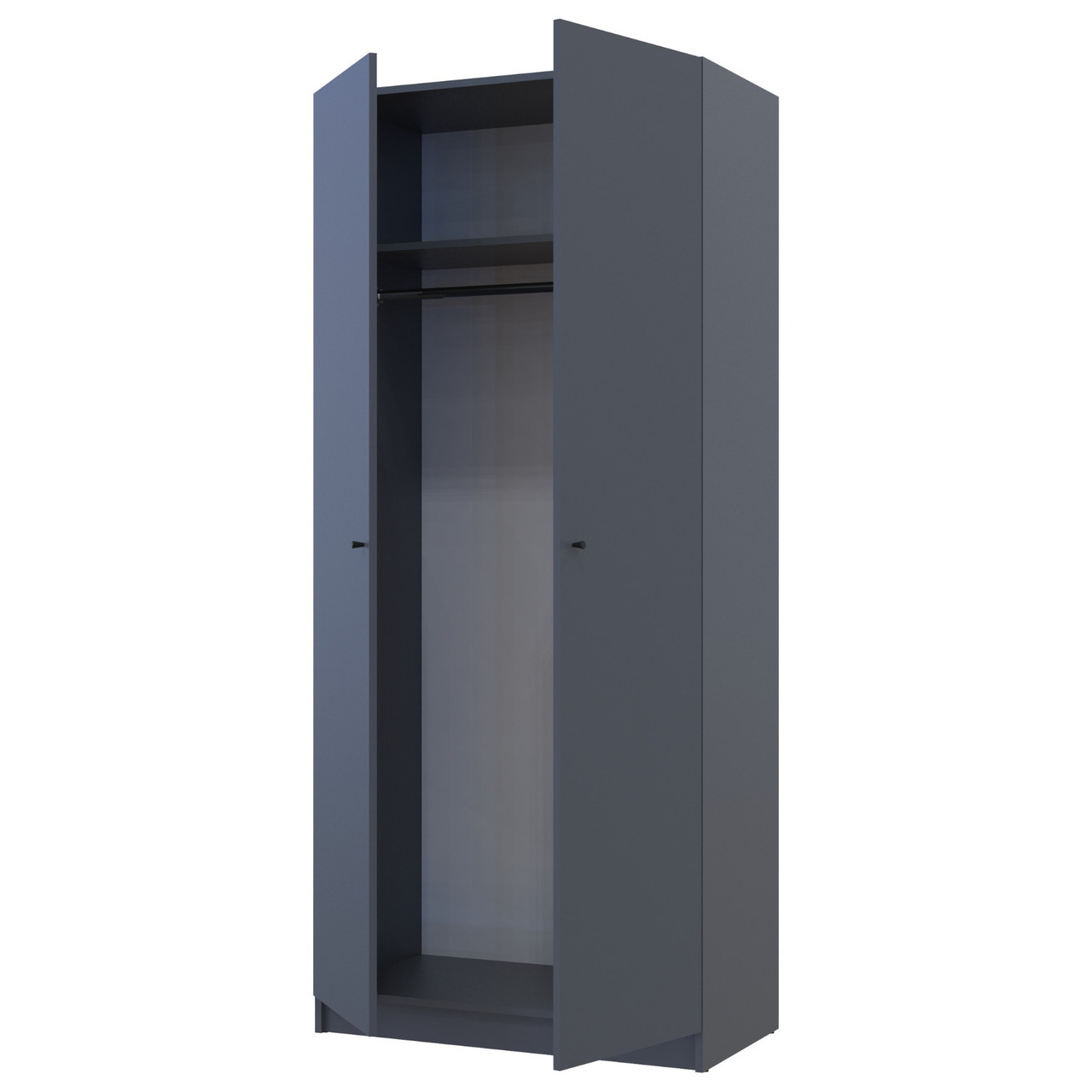 Шафа для одягу Promo Графіт Графіт 2 ДСП 90х48х204 (44900232) 3