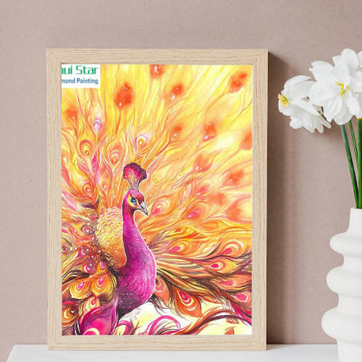

Алмазная мозаика "Жарптица", картина стразами. Матовая. 20*30 см
