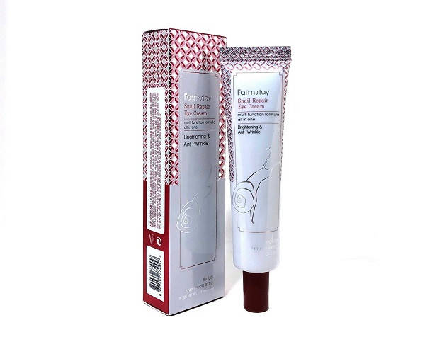

Крем для век с улиточным муцином и маслом Ши FarmStay Snail Repair Eye Cream 40мл (FS0105)