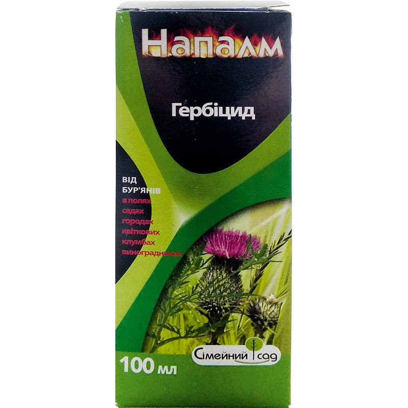 

Гербицид "Напалм" для уничтожения сорняков, 100 мл, от "Семейный Сад" (оригинал)