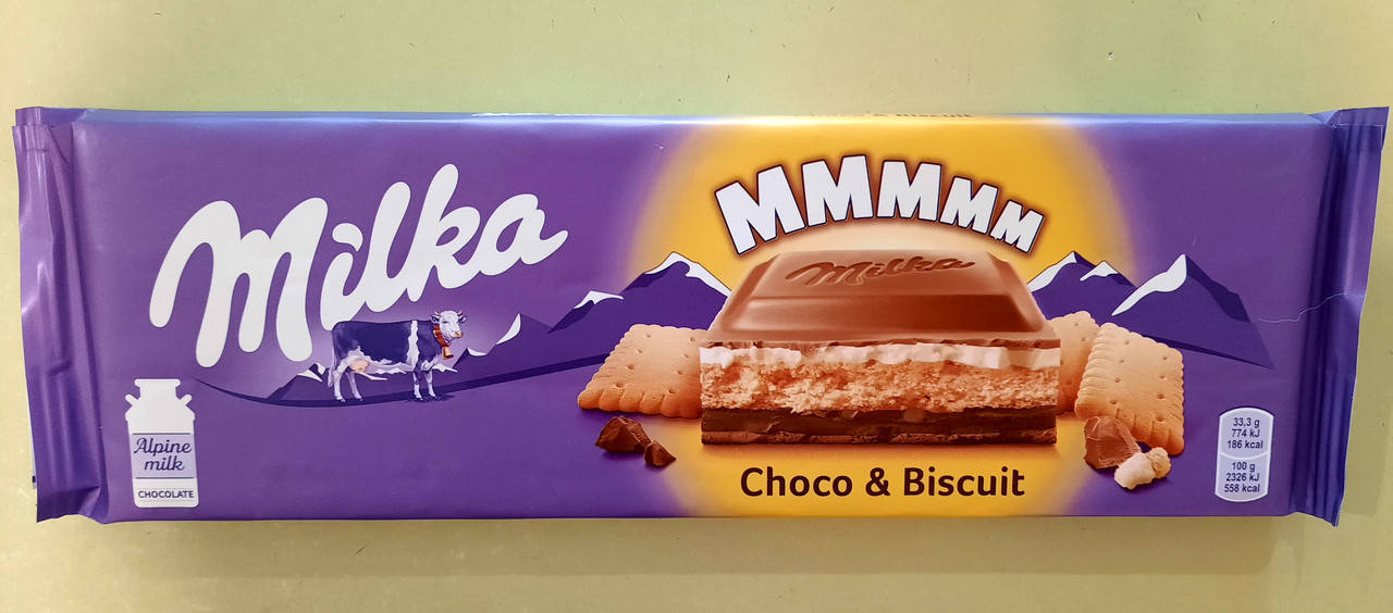 

Шоколад Milka с печеньем молочный 300 г