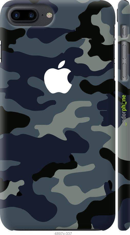 

Чехол на iPhone 7 Plus Камуфляж 1 "4897c-337-56402", Белый