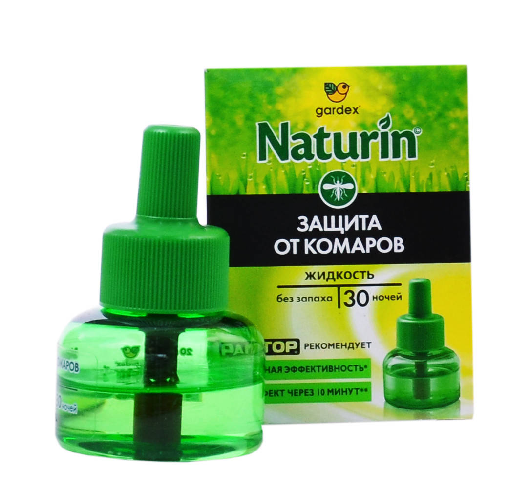 

Жидкость от комаров "Gardex Naturin" 30 ночей