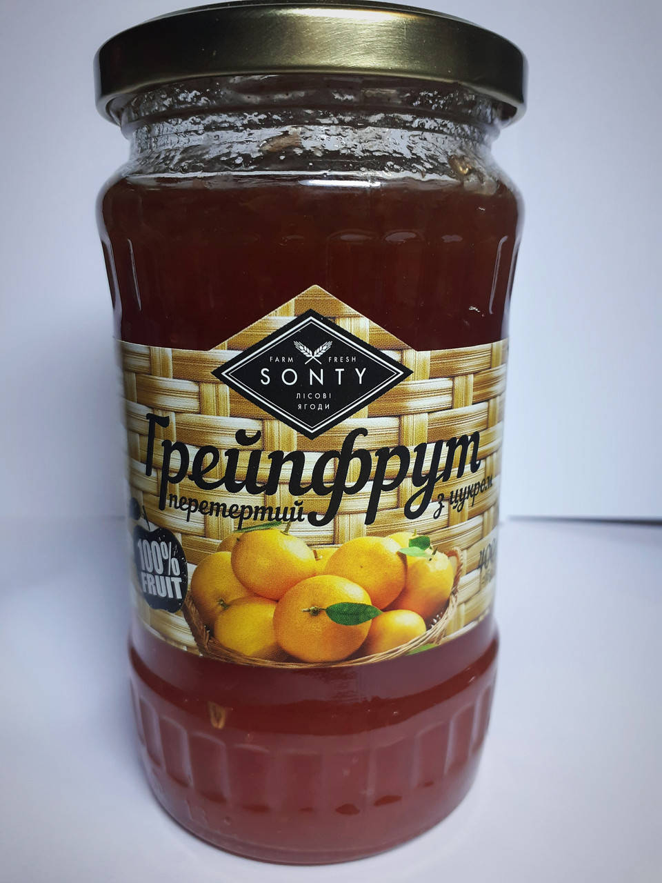 

Грейпфрут перетертий з цукром 400Г