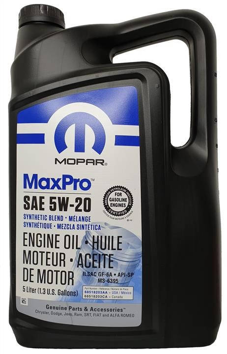 

Моторное масло Mopar 5W-20 5л