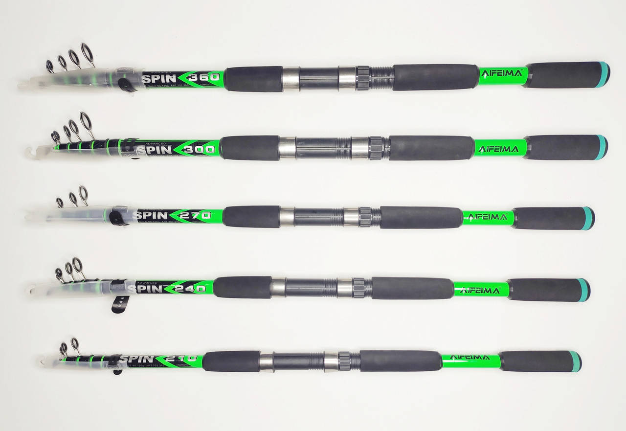 

Спиннинг телескопический Advanced SPIN 60-120 гр. 2,1m, Зелёный