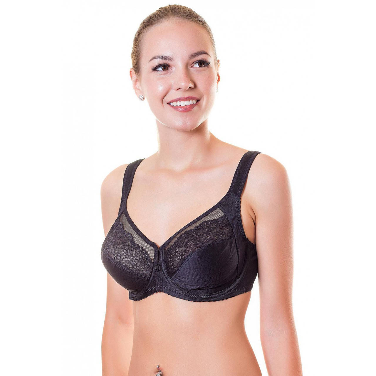 

Бюстгальтер Lanny mode 11268 E 80-100 Черный, 90Е