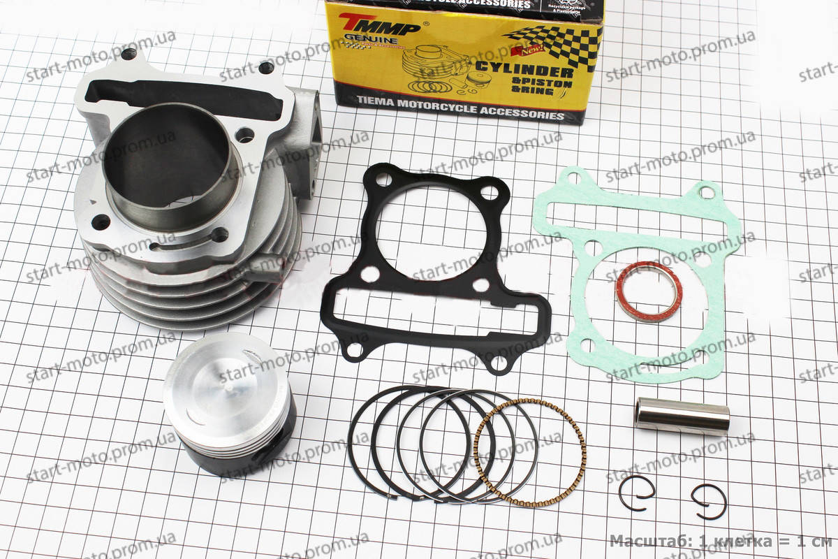 

Цилиндр к-кт 4T Скутер GY6 139QMB 100cm3 тюнинг (Ø50 p-13) фирма "TMMP"