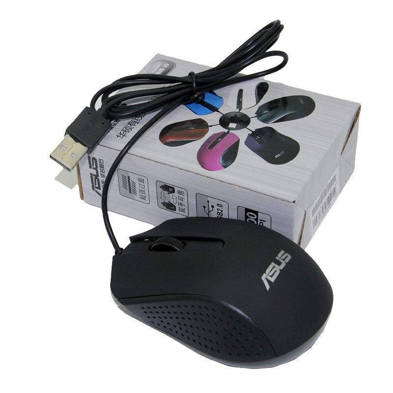 

Мышь проводная Asus AE-01 черная, Черный