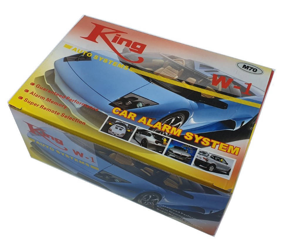 

King M-70. Автомобильная сигнализация, односторонняя, на авто, полный комплект