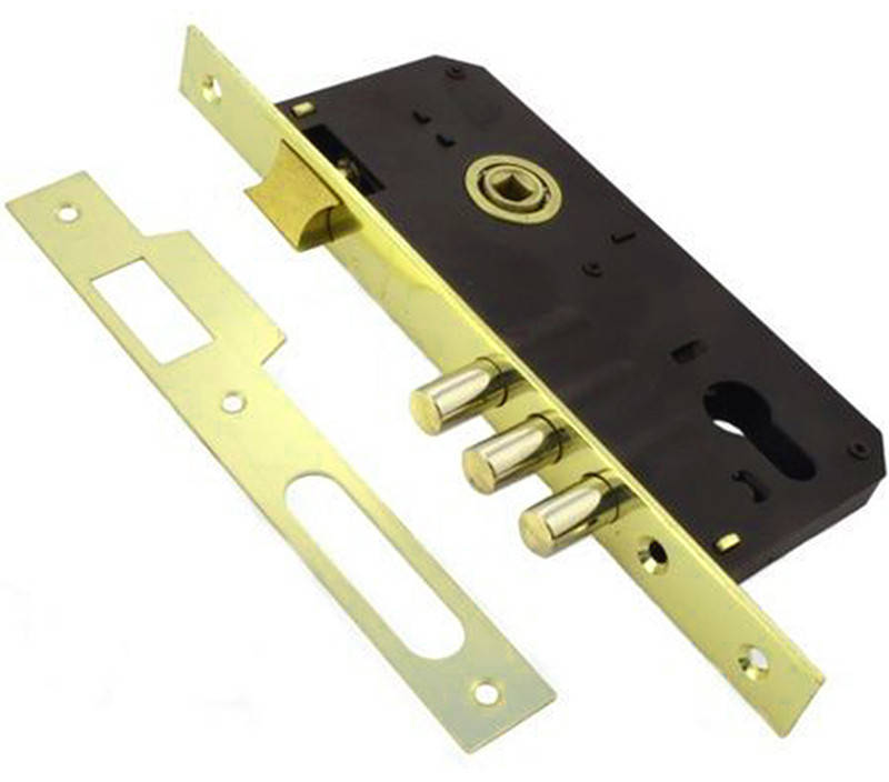 

Замок врезной Apecs 2600-G + BP-2600-G золото (Китай)