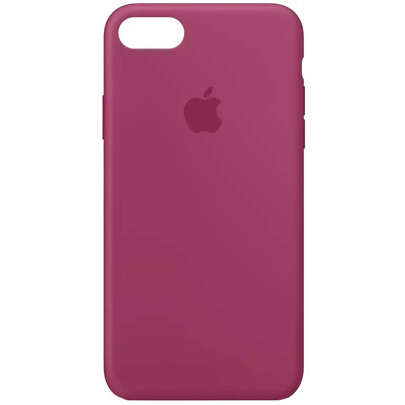 

Чехол силиконовый с закрытым низом для Apple iPhone 7 / 8 / SE (2020), Малиновый