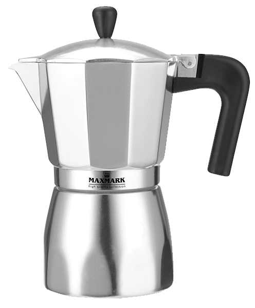 

Кофеварка гейзерная алюминиевая 450 мл Maxmark MK-AL109