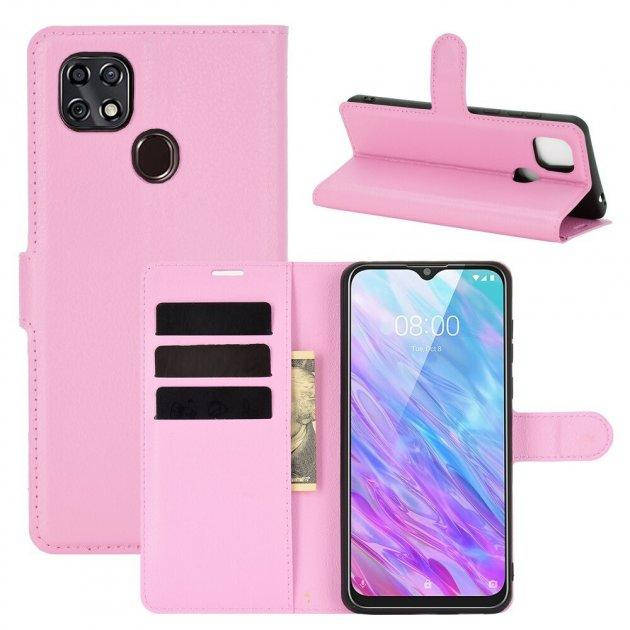 

Чехол-книжка Litchie Wallet для ZTE Blade 20 Smart Light Pink, Светло-розовый