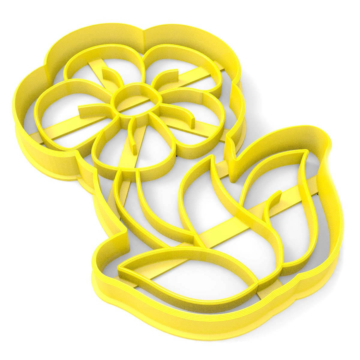 

Вырубка для пряников Ромашка-2 11*7,5 см (3D)