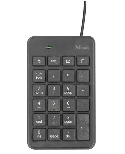 

Клавиатура числовая Trust XALAS USB Black (22221_TRUST), Черный
