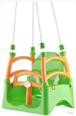 

Подвесные качели Doloni toys 0152/1/2/4/5 защитные бортики карабины для дома и улицы для детей малышей, Разные цвета