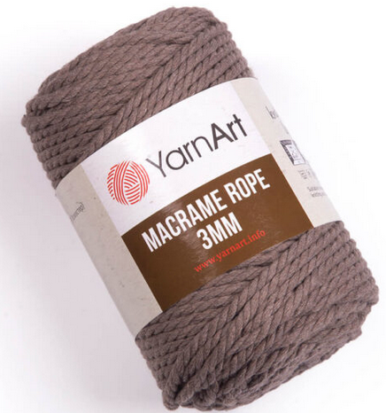 

Пряжа Macrame Rope Yarnart 3мм-788