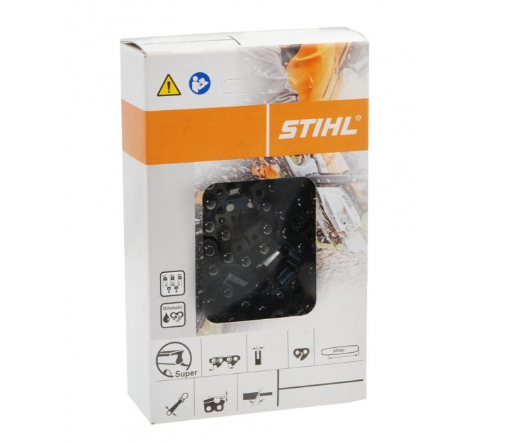 

Цепь 45 звеньев stihl супер зуб шаг 3/8 паз 1,3