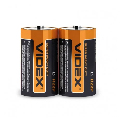 

R2OP/D 2pcs S 2pcs S Батарейки сольові Videx R2OP/D 2pcs SHRINK (24/28