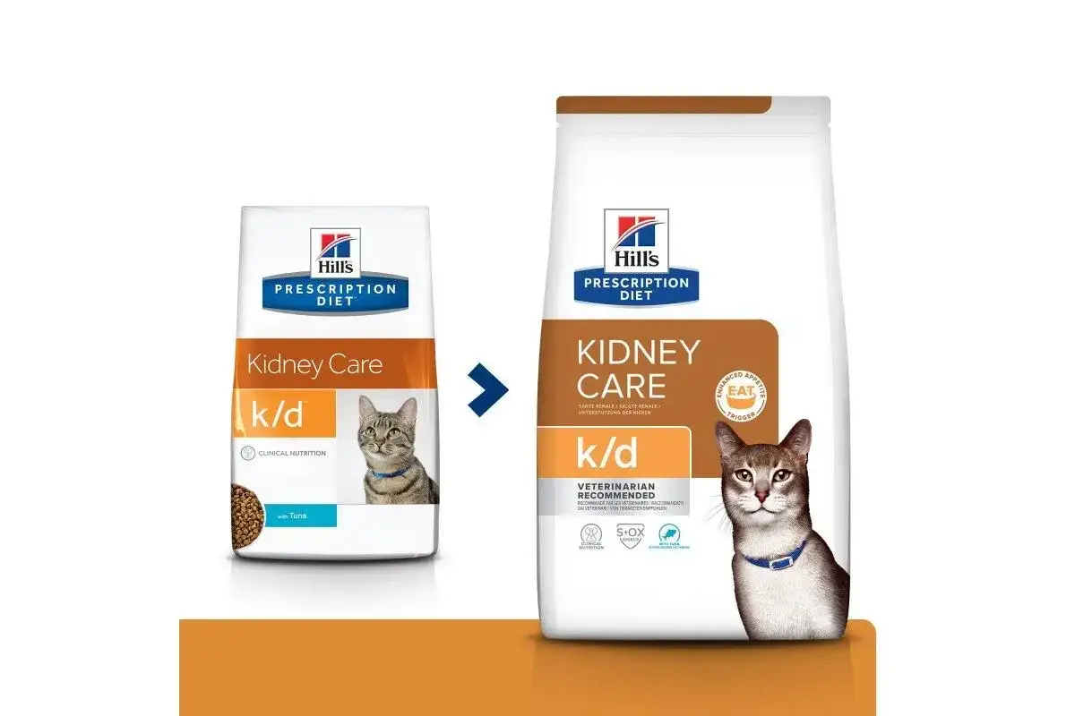 

Hills Prescription Diet Feline k/d (Хиллс ПД Филайн к/д Тунец) корм для котов для почек и сердца 1.5 кг