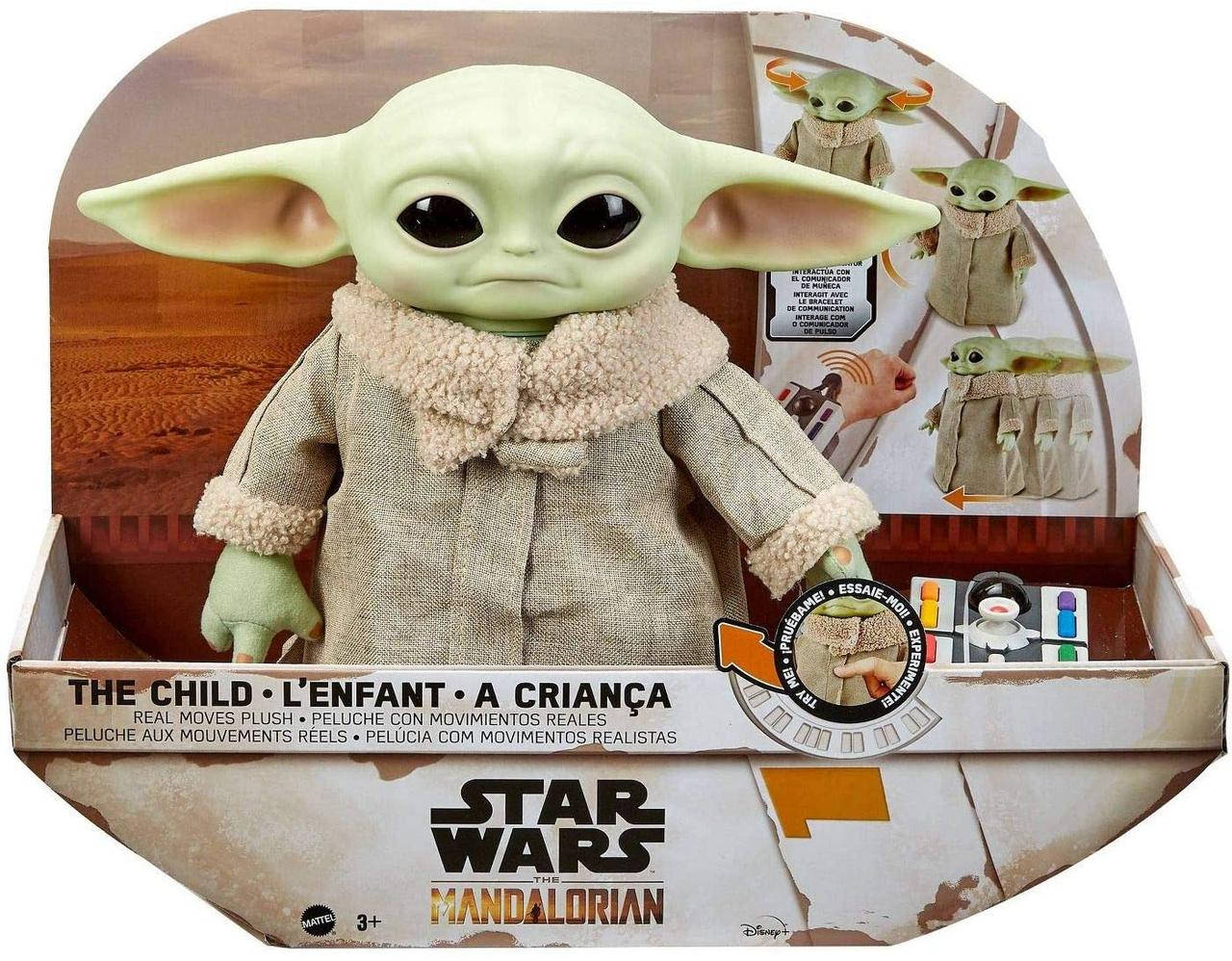 

Игрушка Малыш Йода 30 см Интерактивный с пультом The Child Disney Mattel GYW75