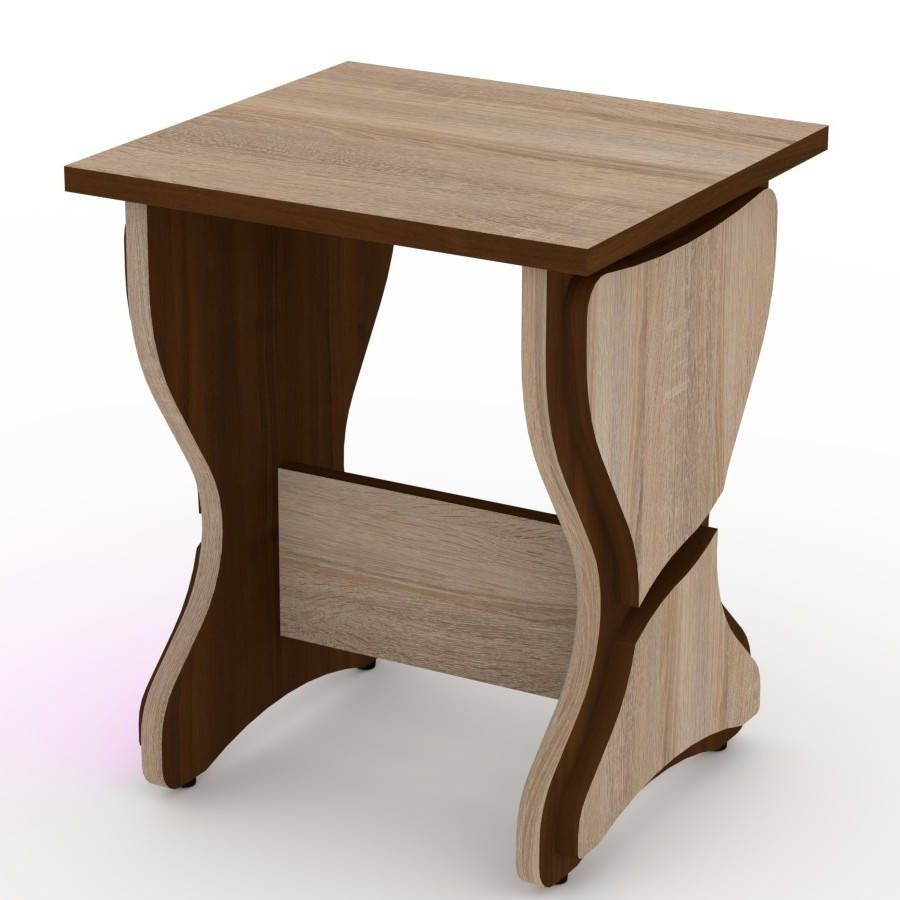 

Табурет кухонный с накладками Т-6 дуб сонома