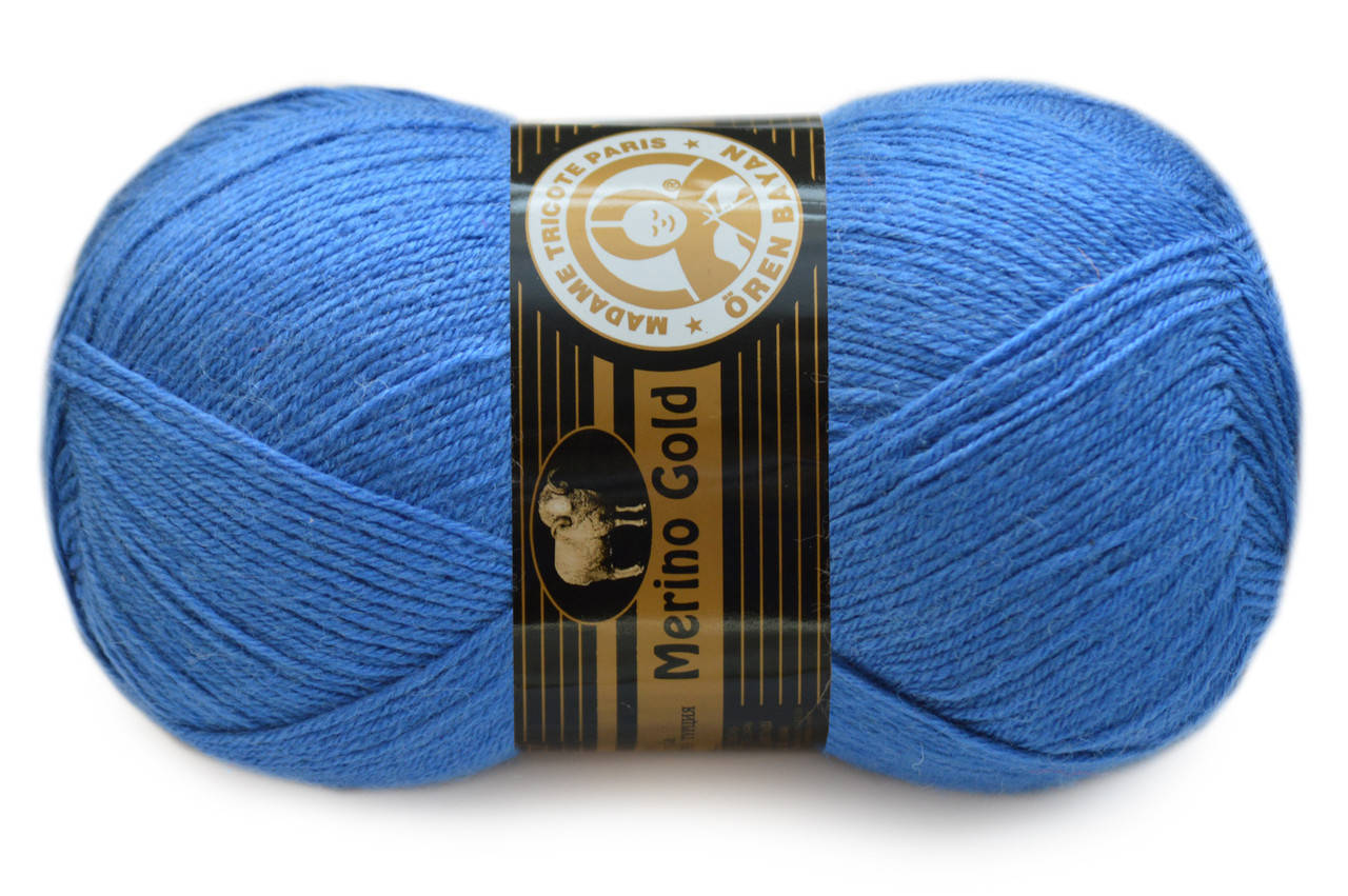 

Madame Tricote Paris Merino Gold, Синий №016