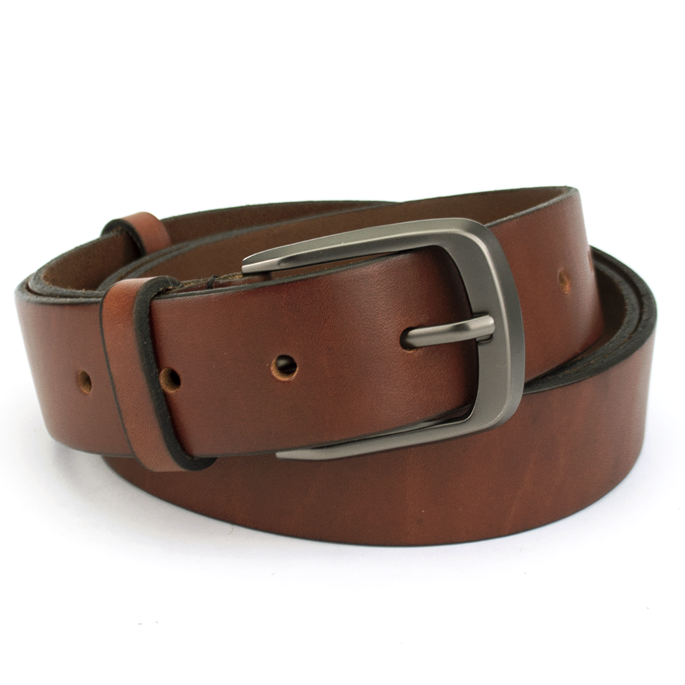 

Ремень унисекс кожаный коричневый SF-3562 (135 см) Brown