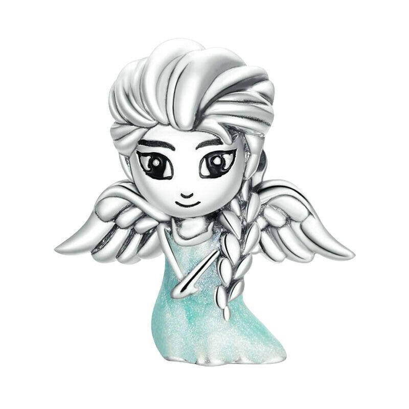 

Серебряный шарм Принцесса Frozen бусина