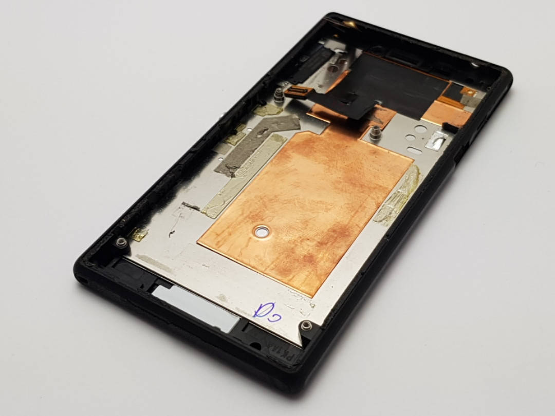 

Дисплей Sony Xperia M2 D2302 модуль черный Сервисный оригинал с разборки