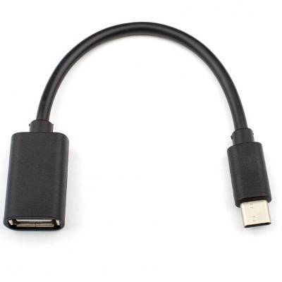 

Дата кабель OTG USB 2.0 AF to Type-C 0.1m Atcom (14716), Черный