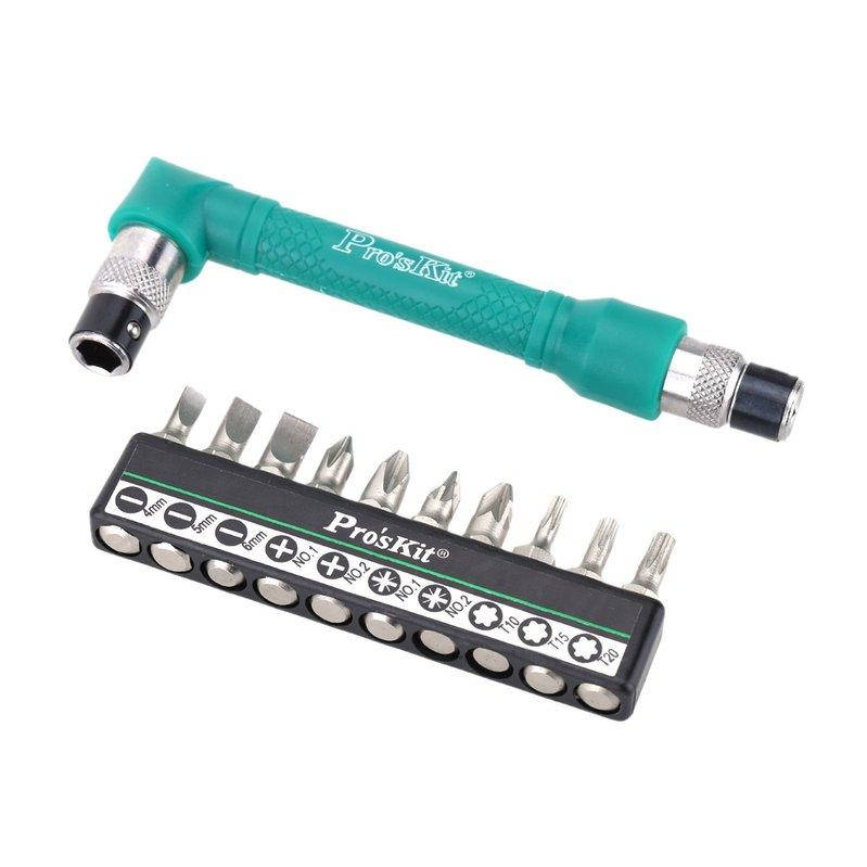 

Набор насадок-отверток с рукояткой Pro'sKit 1PK-212