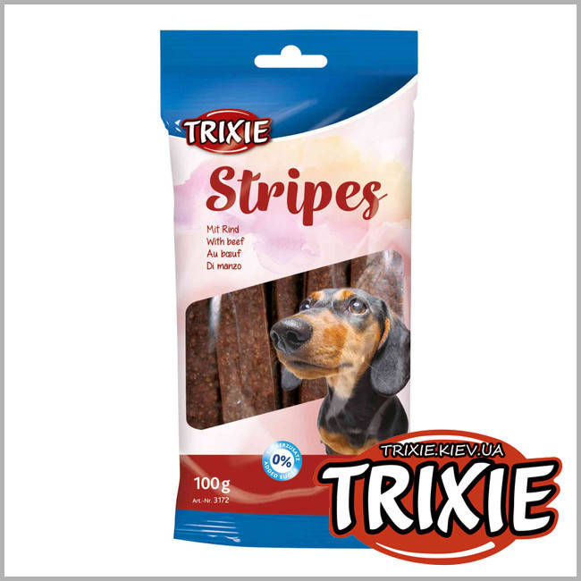 

Лакомство для собак TRIXIE - Stripes с говядиной,10шт 3172
