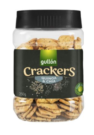 

Печеньe Gullon Cracker Qunoa & Chia 250 g