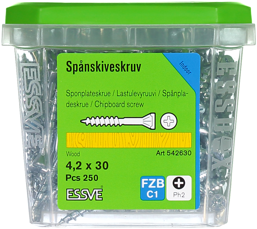 

Саморез Essve 4,2 × 30 цинк PH2 пак 250