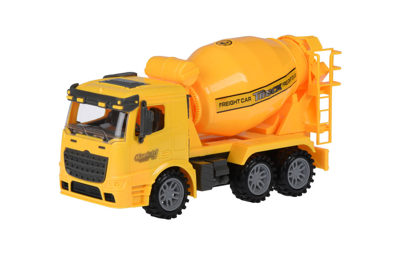 

Same Toy Машинка инерционная Truck Бетономешалка (желтая), Желтый
