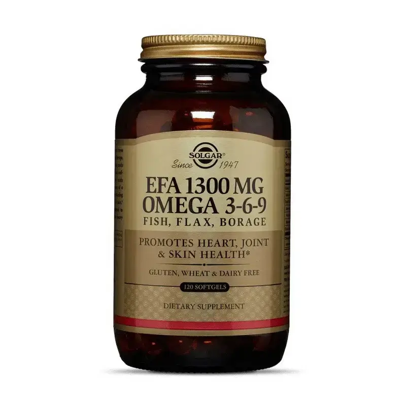 

Комплекс жирных кислот Solgar Omega 3-6-9 1300 mg 120 softgels