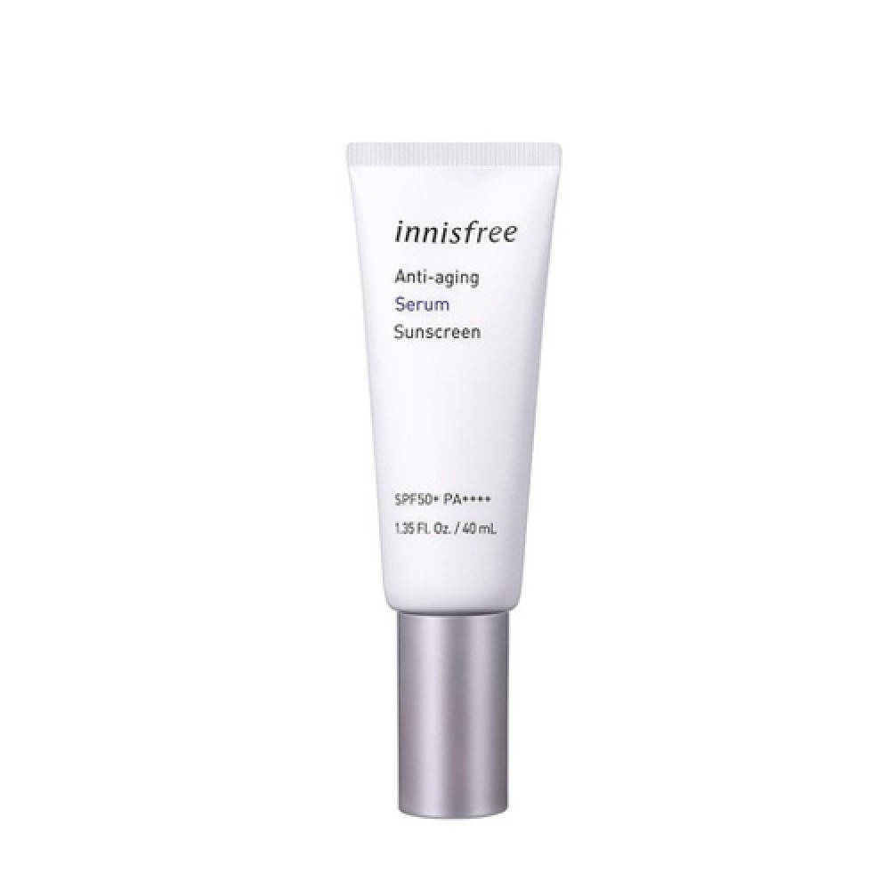 

Солнцезащитный крем Innisfree Anti-aging Serum Sunscreen SPF 50+ PA++++,40мл