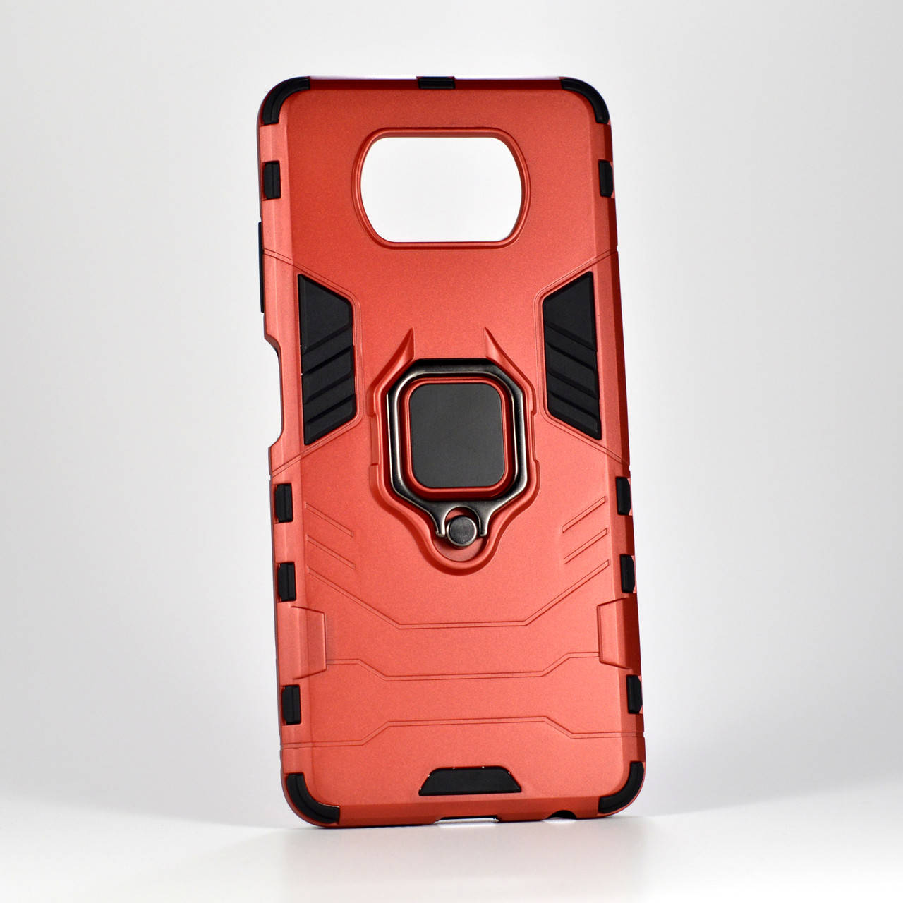 

Противоударный чехол на Poco X3 Pro красный